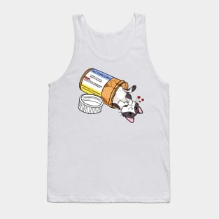 Tuxedo cow kitty antidepressant love medicine Tank Top